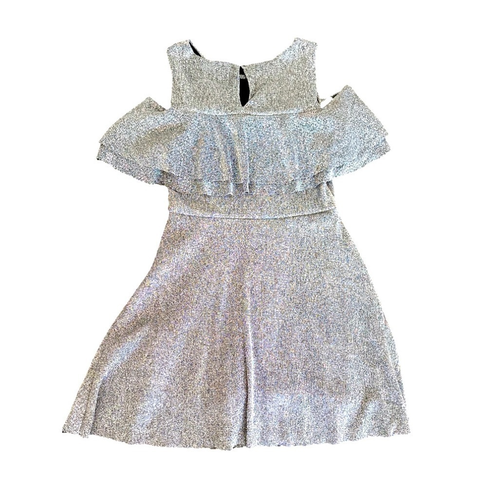 Zara Sparkly Ruffled Party Girls Dress size 10